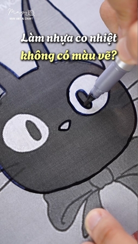 Cách làm nhựa co nhiệt bằng bút dạ