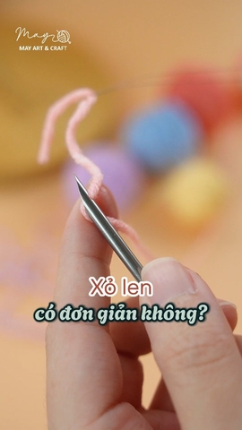 Hướng dẫn xỏ len Punch needle