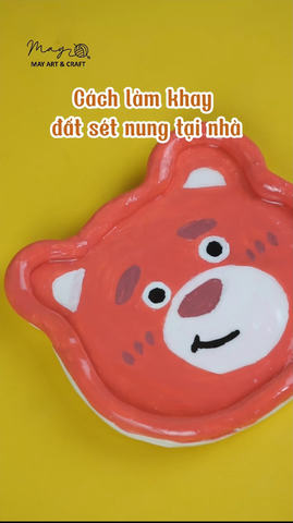 hướng dẫn làm khay Đất sét nung