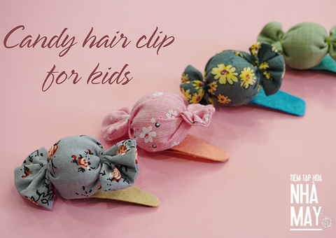 CÁCH ĐƠN GIẢN ĐỂ LÀM 1 CHIẾC KẸP TÓC KẸO NGỌT CHO BÉ