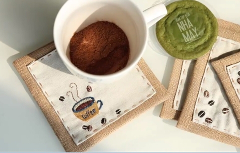 Hướng dẫn làm lót ly đơn giản