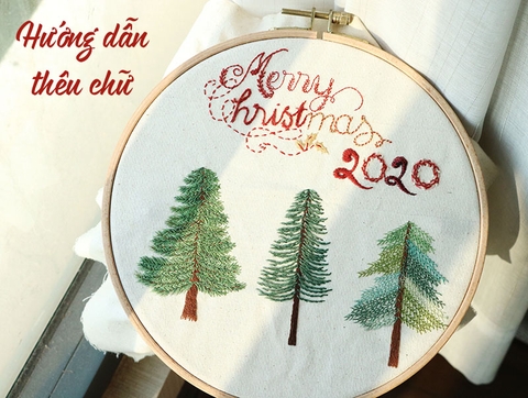 Hướng dẫn thêu chữ (có mẫu in)