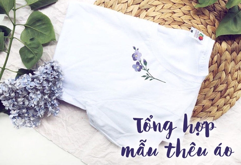 Tổng hợp mẫu thêu trên áo