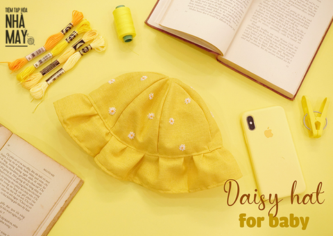 HƯỚNG DẪN MAY MŨ VÀNH BỒNG BỀNH CHO BÉ