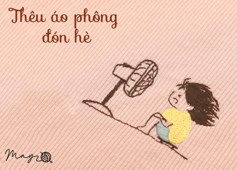 Thêu áo phông đón hè (có mẫu in)