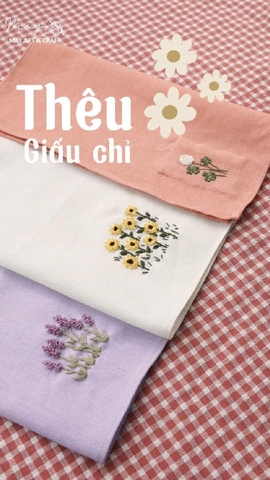 Hướng dẫn thêu giấu chỉ