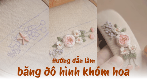 Hướng dân làm băng đô hình khóm hoa