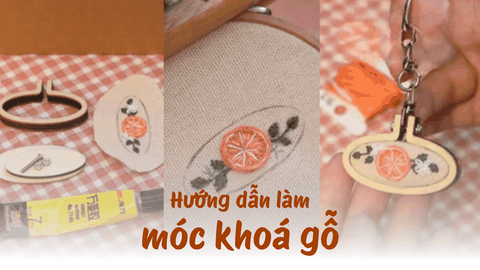 Hướng dẫn làm móc khoá gỗ