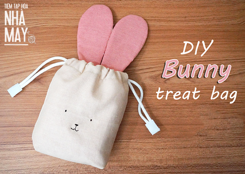 Các bước đơn giản để bạn tự làm túi dây rút cute