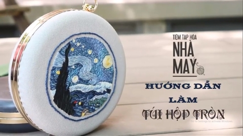 Hướng dẫn Túi hộp tròn không cần máy may