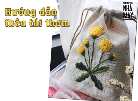 Thêu túi thơm đơn giản như thế nào