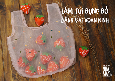 CẮT MAY CƠ BẢN: HƯỚNG DẪN MAY TÚI VOAN BỒNG BỀNH