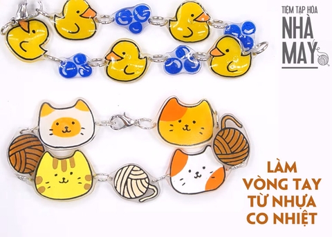 Làm vòng tay xinh xỉu từ nhựa co nhiệt