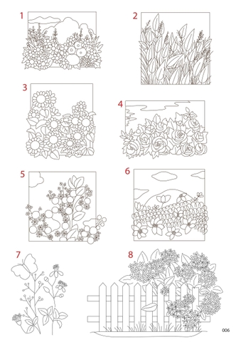 Tổng hợp video hướng dẫn mẫu thêu in sẵn trên mếch tan Tiệm tạp hoá Nhà May - Phần 6