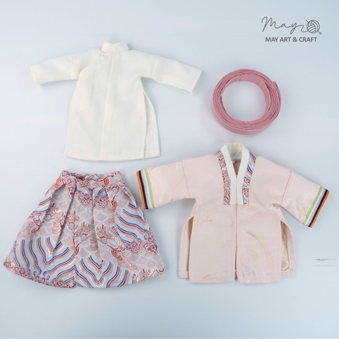 Bộ trang phục phong cách Nhật Bình cho búp bê vải