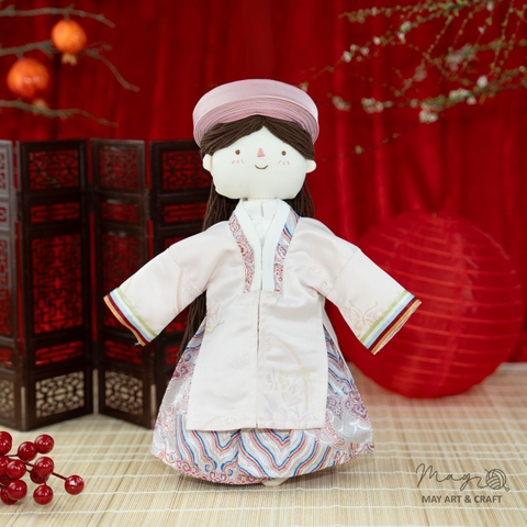 Set Búp bê trang phục phong cách Nhật Bình và khăn xếp