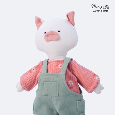 Áo cổ tròn tay bồng