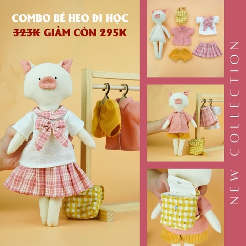Combo Bé Heo đi học