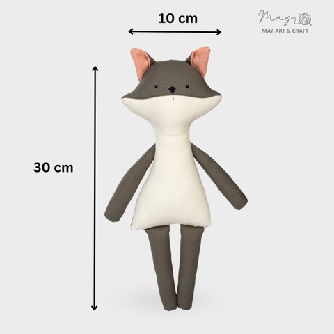 Phôi thú bông sói xám