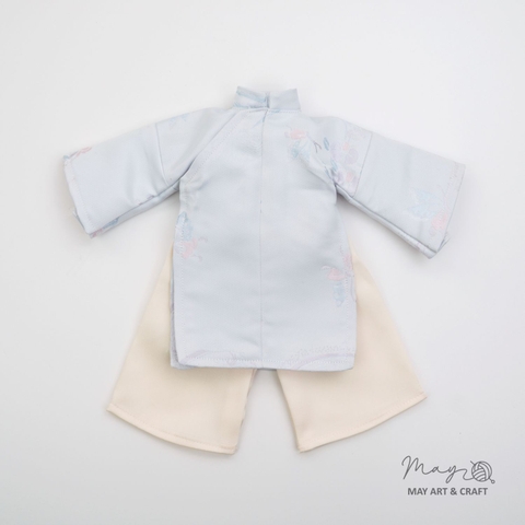 Bộ trang phục phong cách áo ngũ thân vải gấm (Chỉ cho búp bê)