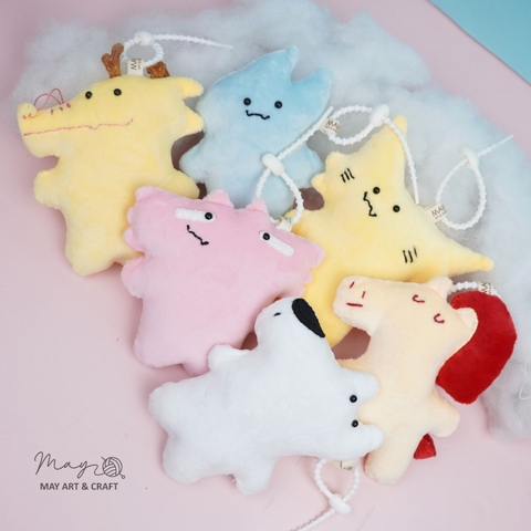 Set tự khâu móc khoá thú bông mini nhiều mẫu dễ thương Tiệm tạp hoá Nhà May