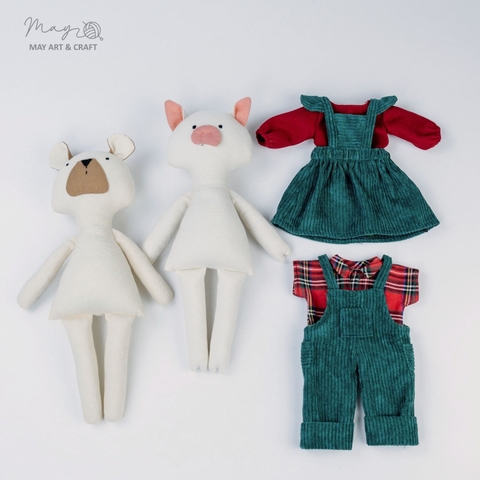 Combo Giáng Sinh Gấu và Heo