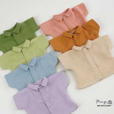 Áo sơ mi cộc tay cho thú bông (nhiều màu sắc)