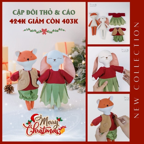 Combo Cặp Đôi Thỏ Cáo