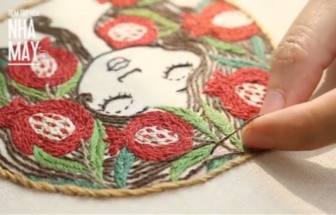 Mẫu rập áo dài cho bé 3-4 tuổi