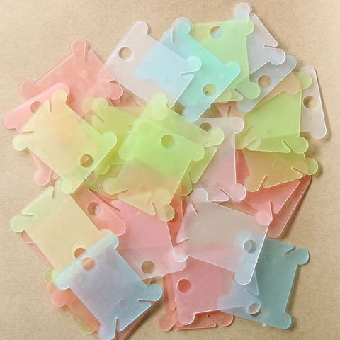 Set 100 miếng cuốn chỉ nhựa - Trắng