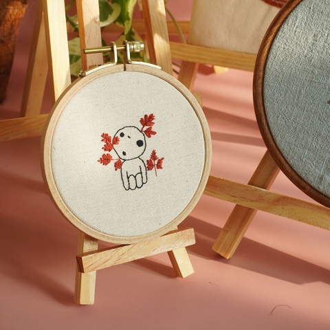 Giá gỗ trang trí đỡ ảnh, khung thêu - 8x15cm