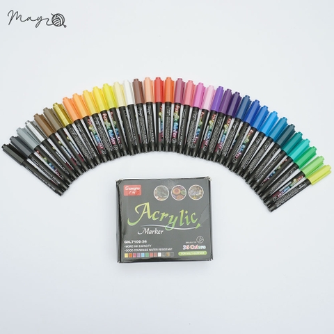 Bộ màu Acrylic Marker (12/24/36 màu) - 36 màu