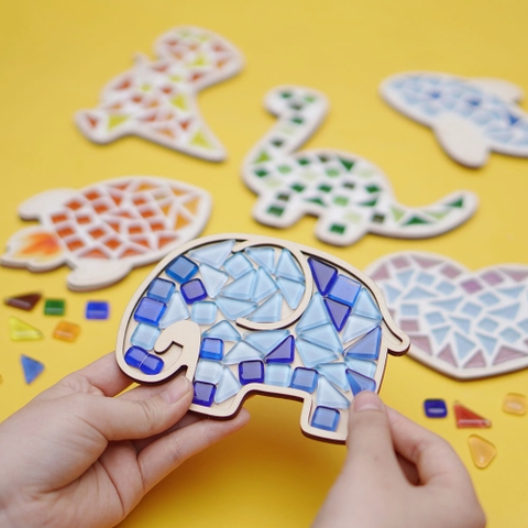 Bộ KIT làm khảm đá nghệ thuật (1 hình) - 9 - con mèo