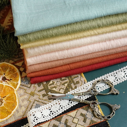 Vải đũi trơn khổ 100x150cmm