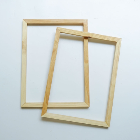 Khung gỗ thông trơn (dùng căng vải) - 30x40cm