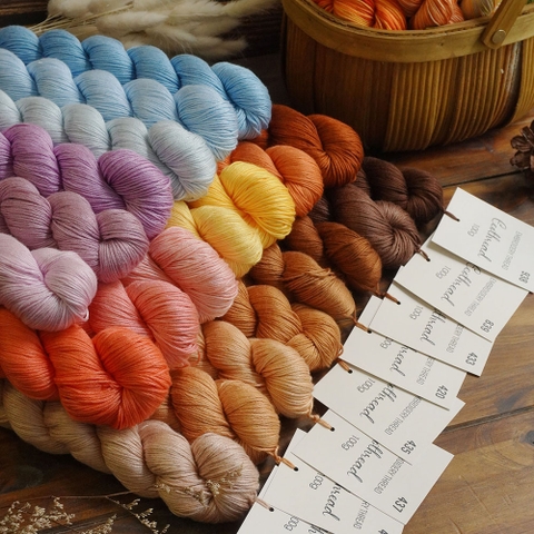 Chỉ thêu Eco-thread nhuộm sinh học (cuộn 100g)