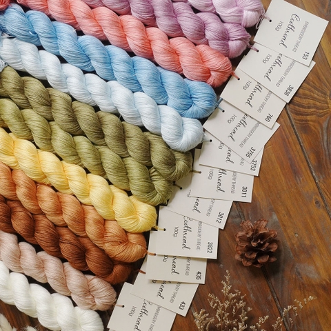 Chỉ thêu Eco-thread nhuộm sinh học (cuộn 100g)