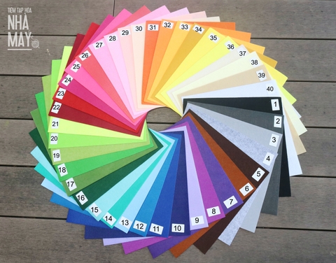 Vải dạ cứng 30x30cm - đen 25x25cm