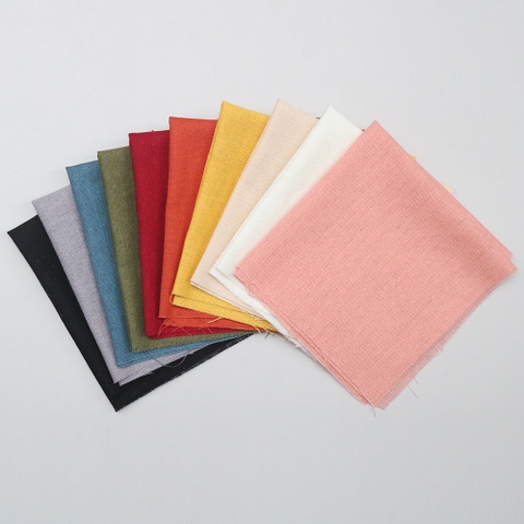 Combo 10 tấm vải linen 25x25cm