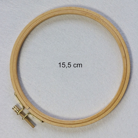 Khung thêu gỗ du 15.5cm