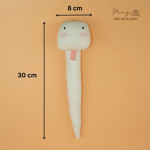 Móc khóa bông vải thủ công