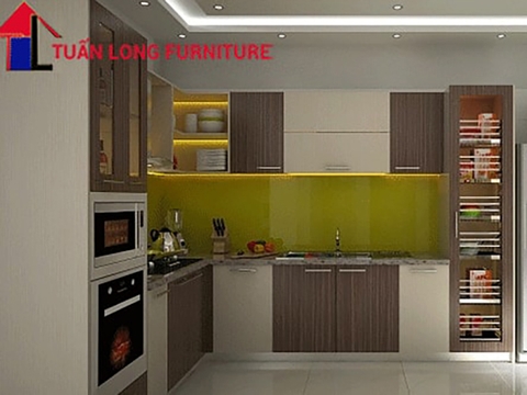 Mẫu tủ bếp Laminate 3