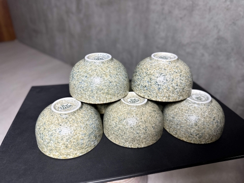bộ bát đĩa sứ men hoả biến cho nhà hàng, khách sạn