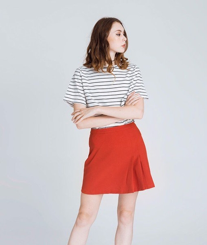 Váy A Xếp Ly