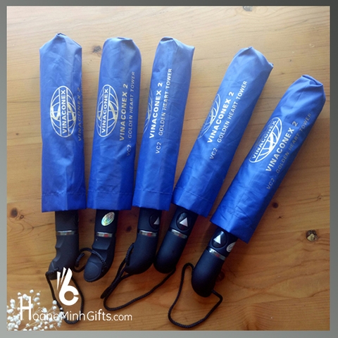 Ô Gấp 2 Tự Động 1 Chiều Cao Cấp In Logo - KH Vinaconex 2