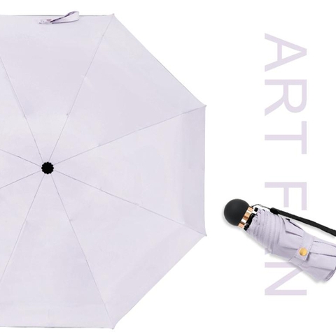 Ô MINI CẦM TAY CAO CẤP SIMPLE ART HMUN101 - MÀU TÍM NHẠT