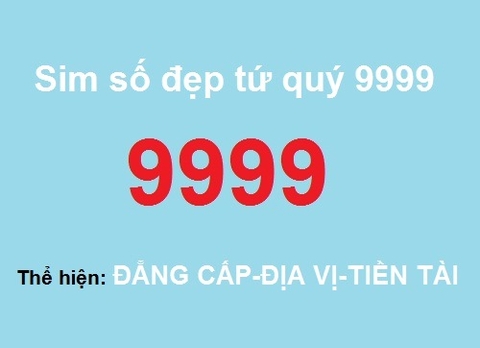 Lý giải nguyên nhân đại gia săn lùng sim tứ quý theo phong thuỷ để đổi vận.