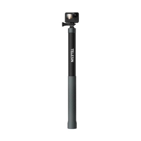 Gậy tàn hình dành cho GoPro 13 Telesin GP-MNP-300-3 chất liệu carbon fiber, chiều dài lên tới 3m