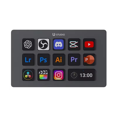 Ulanzi D200H Stream Deck Dock AI - Tich hợp 13 phím Macro chức năng chính hãng