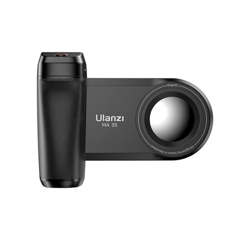 Tay cầm chụp hình cho điện thoại Ulanzi MA35 kết nối Magsafe cùng nút remote bluetooth đi kèm